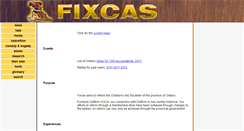 Desktop Screenshot of fixcas.com